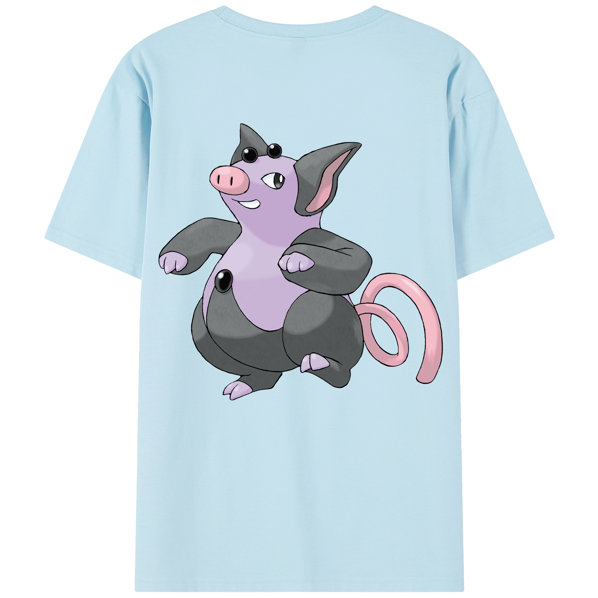 （画像用） ポケットモンスター Pokémon 綿100％半袖Tシャツ（背面プリント）